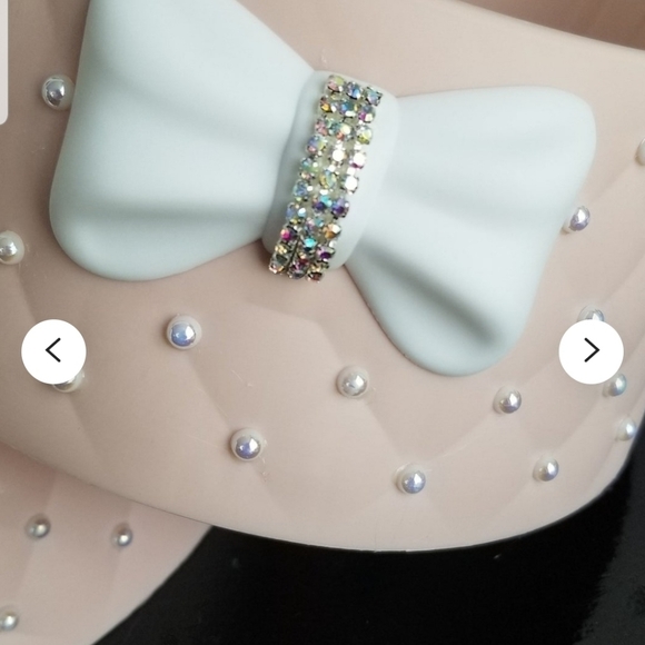 Pink bling pearl pet bowls - Picture 5 of 7